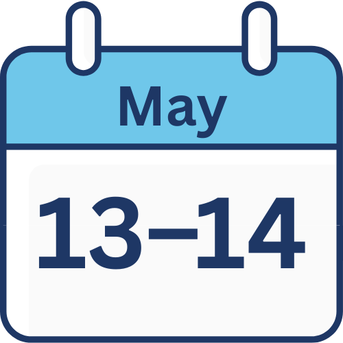 May 13 to 14