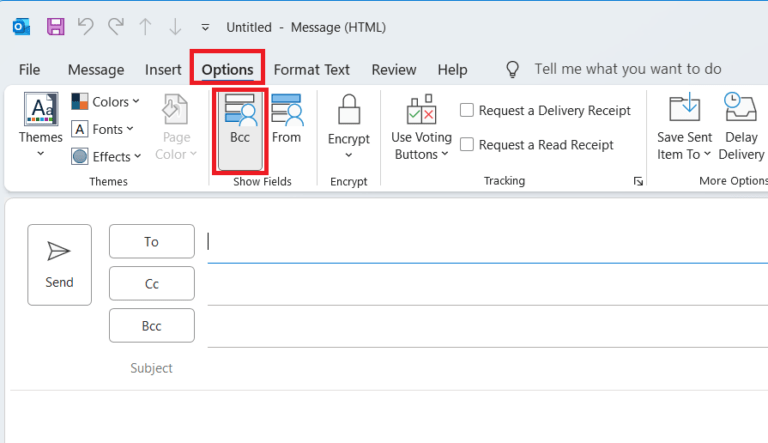 Use the Bcc field in Outlook desktop application.