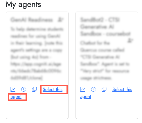 Cogniti select agent