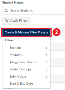 Create and Manage Filter Presets