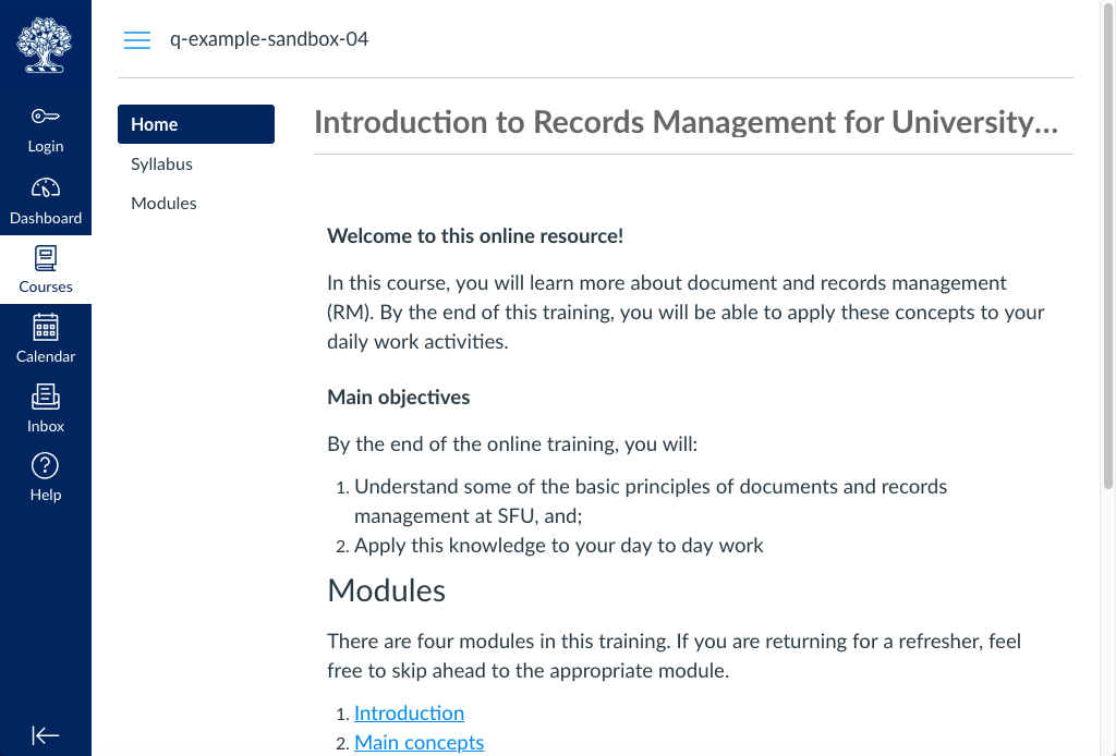 Introduction to Records Management for University Employees (SFU) by Joy Rowe - SFU