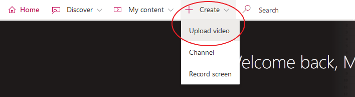 Create and upload video
