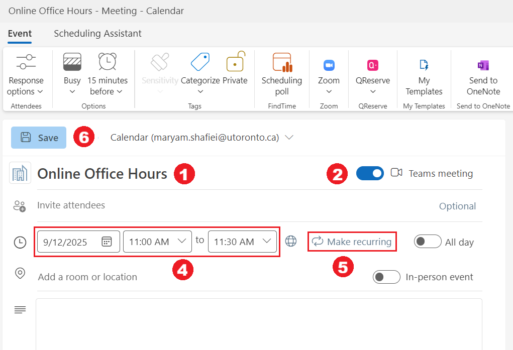 New Even with Teams Meetings