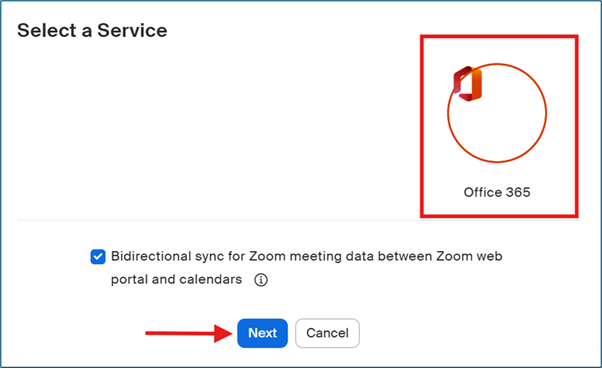 Zoom Calendar Configuration