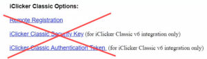 Registration Options Note: Note: If you as an instructor (or TA) click on the iclicker registration link you will see the 3 options shown below. You do not need to click on any of those links. You will control your iClicker activities through the iClicker application on your computer. When students click iclicker registration they are taken directly to the registration process so this message does not apply to them.