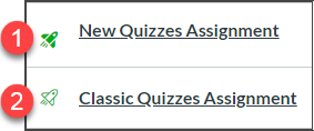 Access Classic or New Quizzes